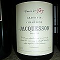 Champagne : Francis Boulard et fille : La Grande Montagne Extra Brut et Jacquesson cuvée <b>737</b>