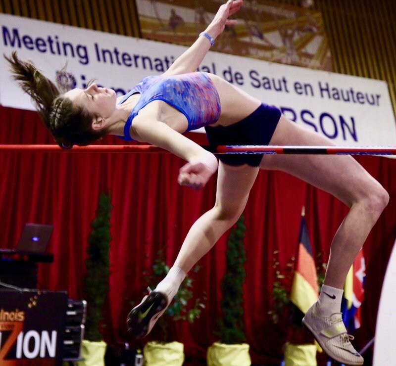 MEETING SAUT HAUTEUR 2018 NATIONAL FÉMININ Yuliya CHUMACHENKO vainqueur