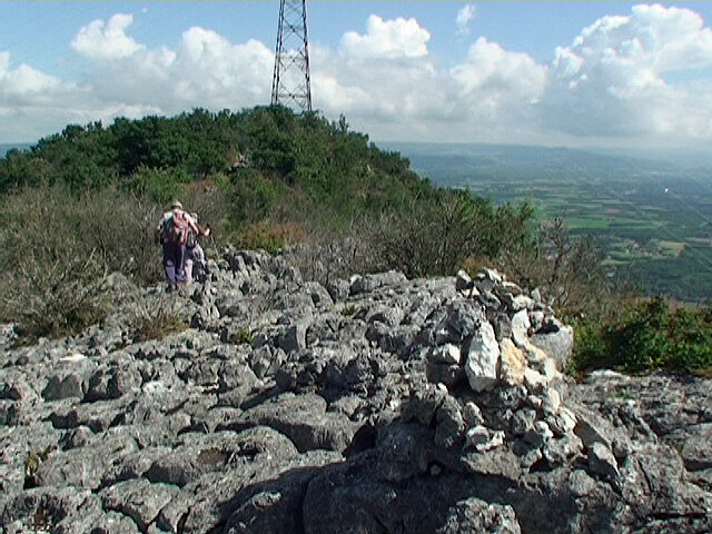 Sur la crête