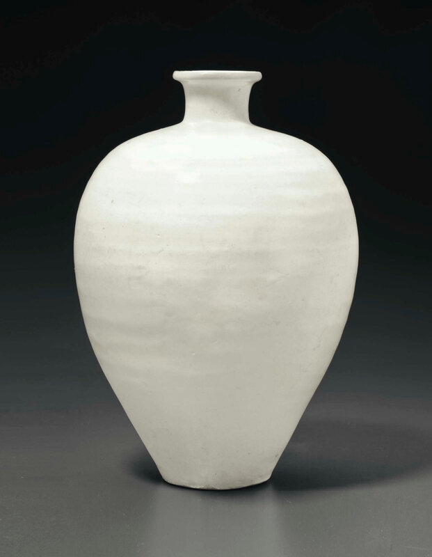 A Cizhou white meiping, China, Northern Song dynasty (AD 960-1127)