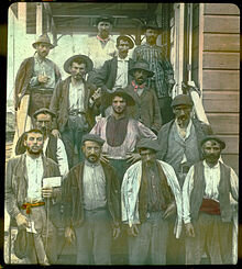 Ouvriers espagnols au début du XXeme siècle