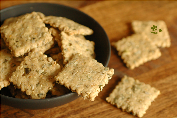Crackers multi graines à l'huile d'olive