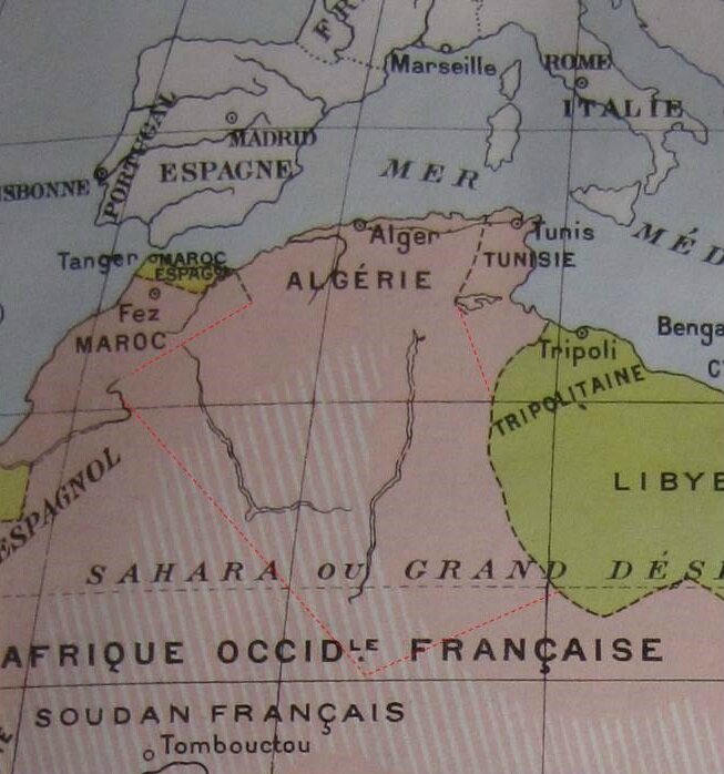 Carte Algérie