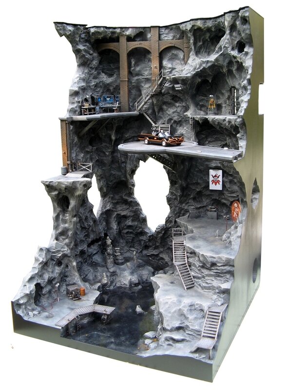 batcave monolith remi bostal scenery diorama batman (9)