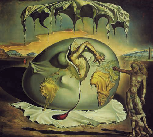 Salvador Dalí, Geopoliticus Child Watching the Birth of the New Man, 1936
