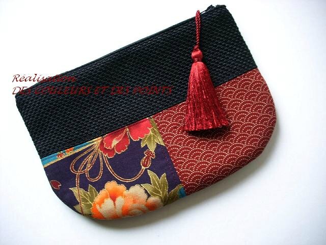 TROUSSE TISSUS JAPONAIS POMPON ROUGE BIS