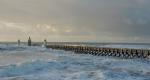 Capbreton, grandes marées, digue, février 2014