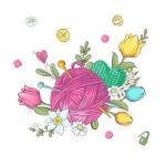couronne-bande-dessinee-elements-tricotes-accessoires-fleurs-printemps-dessin-main-levee-illustration_61136-1535