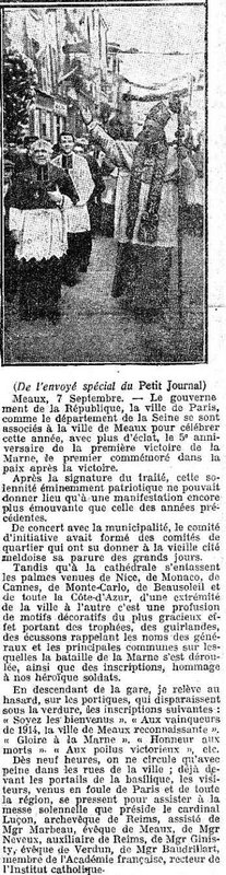 le petit journal Marne 1919 2