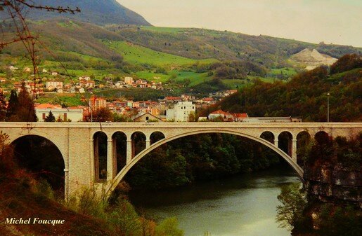 1713) pont de Bellegarde (Ain)