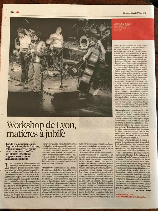 Workshop de Lyon - articles
