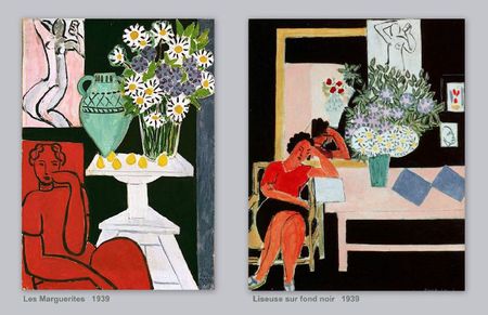Matisse liseuse marguerites 1939