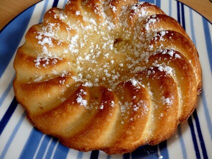 Gateau moelleux au chocolat blanc