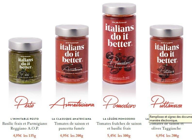 Sauces Italians do it better