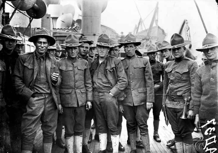 Américains 1917 St Nazaire