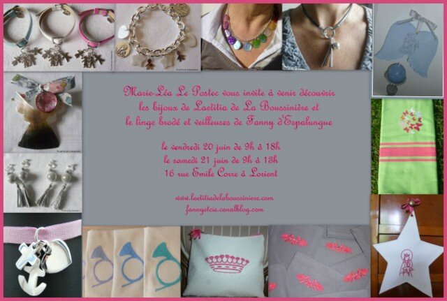 Invitation pour la vente à Lorient 20 et 21 juin 2014