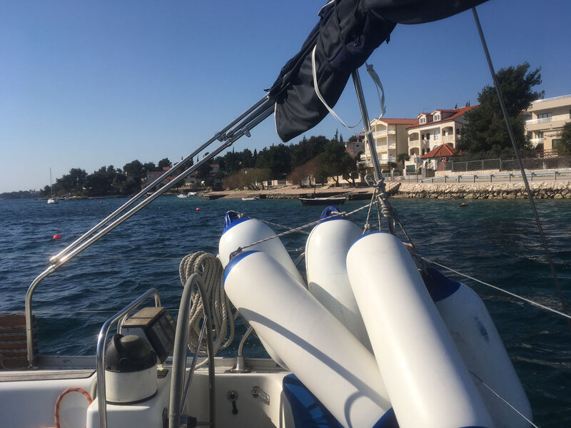 Au mouillage dans la baie est de Rogoznica, jeudi 19 mars 2020 (2)