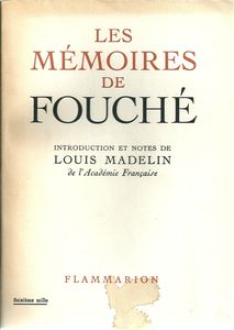 Les mémoires de Fouché