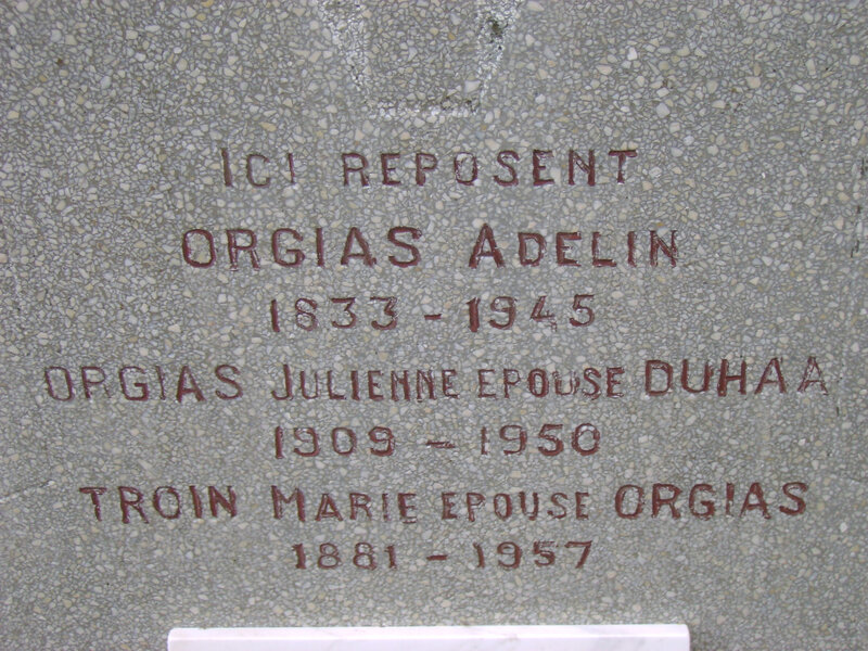 Famille ORGIAS-DUHAA 2