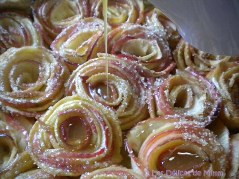 Tarte aux pommes bouquet de roses façon Alain Passard 2