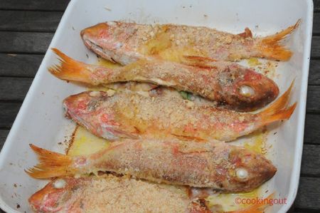 Triglie al prosciutto ou rougets barbets au jambon recettes plats Rouget poëlé et ses deux purées