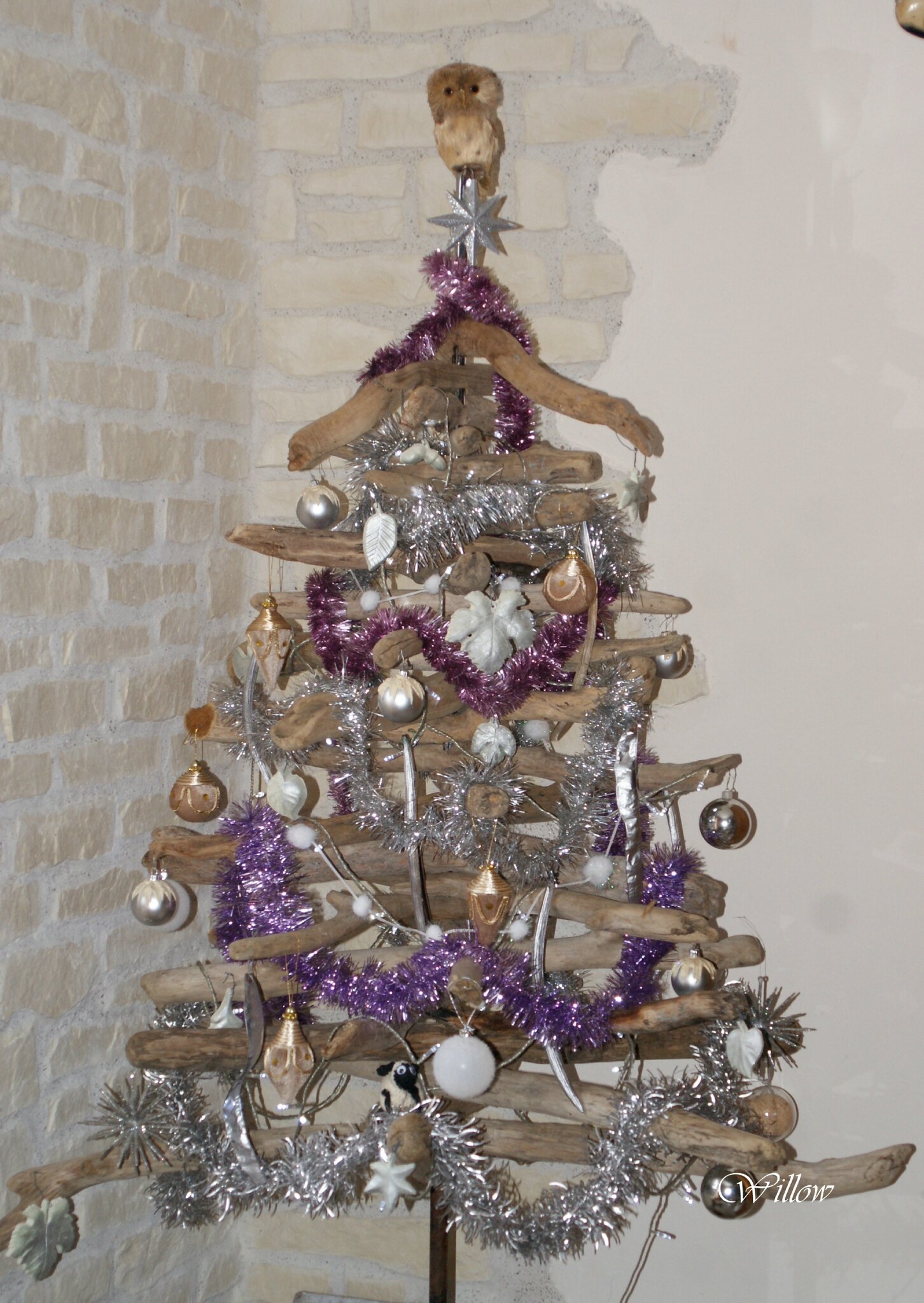 SAPIN DE NOEL BOIS FLOTTE WILLOW BOIS FLOTTES