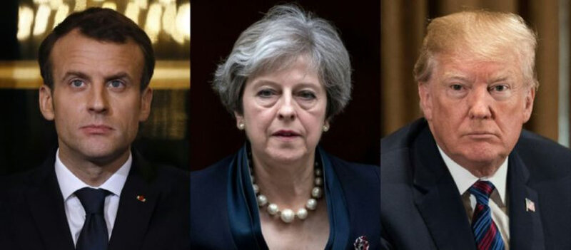 macron-theresa-may-trump