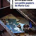 LES PETITS PAPIERS DE <b>MARIE</b>-<b>LOU</b> - CORINNE JAVELAUD.