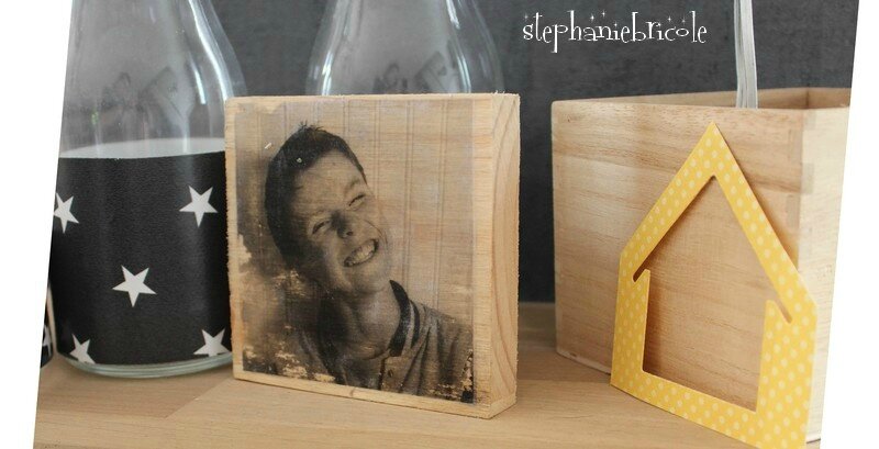 transfert de photos sur bois