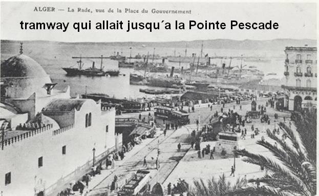 Tramway-Alger vers 1900