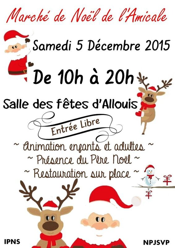 Marché de noel d'Allouis 2015