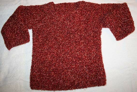 tricoter un pull tube fillette