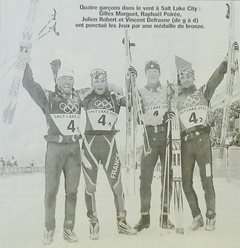 2002 02 21 JO Biathlon Equipe Bronze Le Pays R