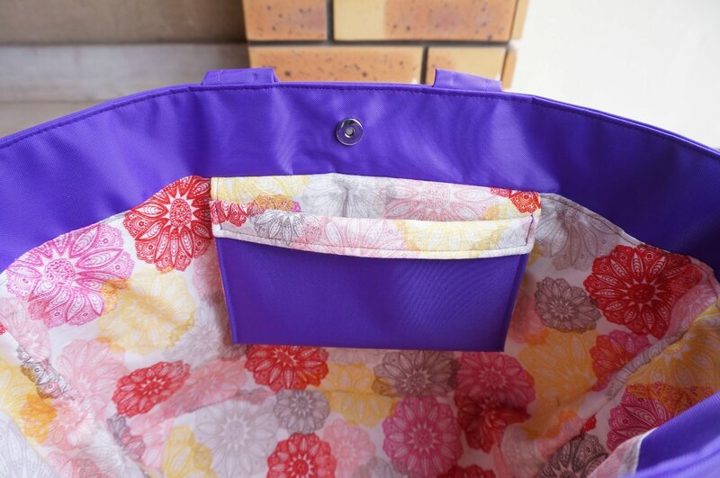 sac à paillettes-sequins-violet-fait main-couture-byodily-cabas-grandes anses1