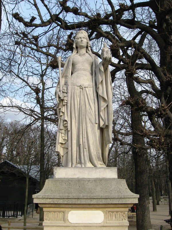 1918 12 05 jardin Luxembourg Berthe aux grands pieds