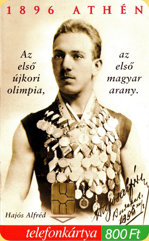 Télécarte Hongrie Alfred Hajos