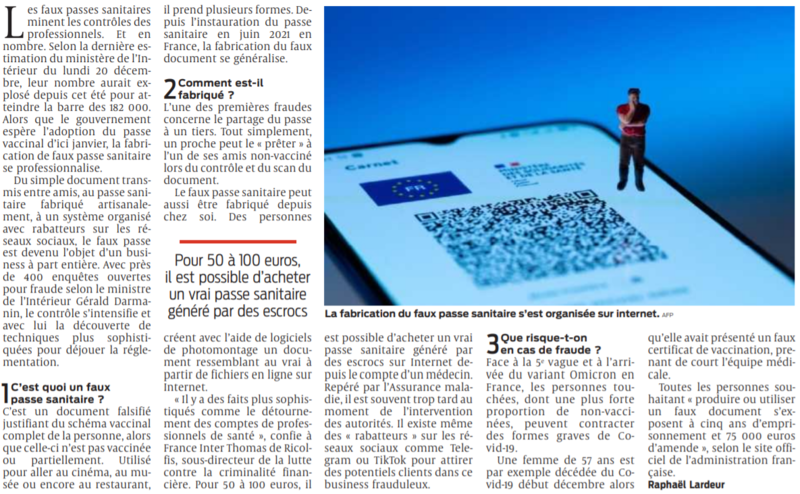 2021 12 23 SO Le business des faux passes2