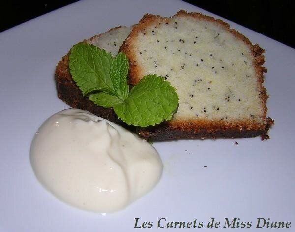 Cake au citron et aux graines de pavot