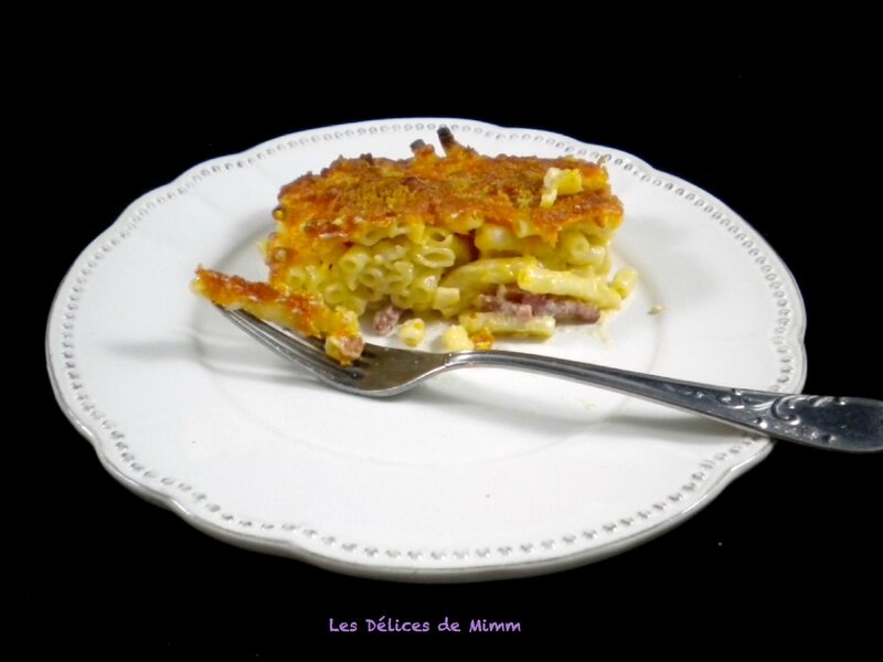 Mac and cheese aux lardons4