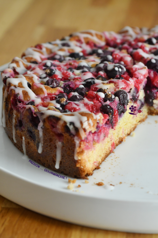 Gâteau moelleux citron & fruits rouges_6