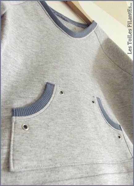 17-Ensemble jean sweat et tee-shirt bleu gris Aurèle15