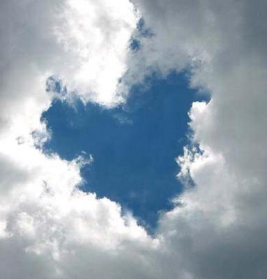 nuage ciel bleu