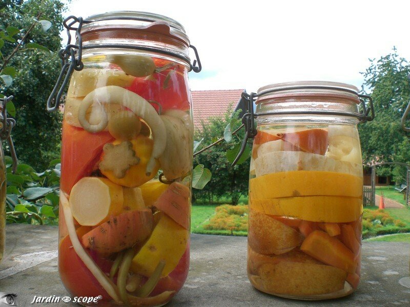Le jardin et le verger en conserves !