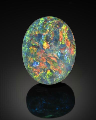 Australian Black Opal from Lightning Ridge