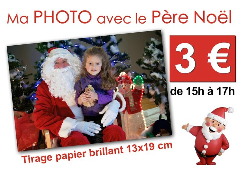 Photo avec Père Noël com