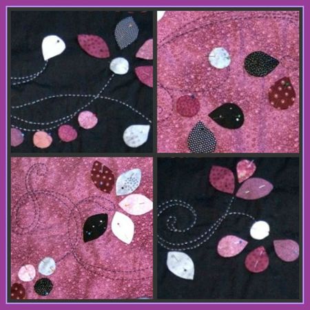 collage patch violet