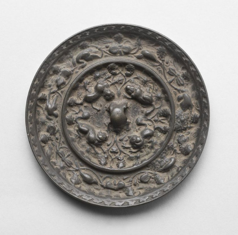 Mirror, Midi-7th century, Tang Dynasty (618-907)