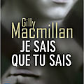 <b>Gilly</b> Macmillan 