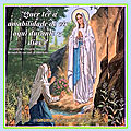 Dia 3 (18.02.1858) - 3ª Aparição de Nossa Senhora de Lourdes