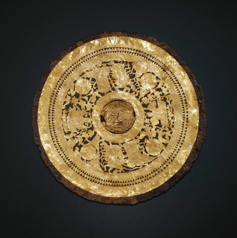 2019_NYR_18338_0526_004(a_gold_foil-decorated_iron_mirror_late_eastern_han-early_six_dynasties)